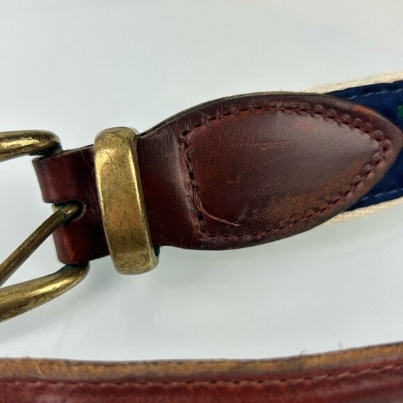 U.S. Open Golf Torrey Pines 2008 YRI Belt Sz 38 Waist Cloth Leather - Picture 16 of 16